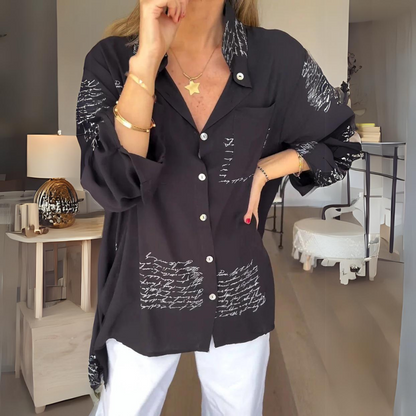 DAISY | HANDWRITTEN BUTTON-UP SHIRT