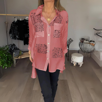 DAISY | HANDWRITTEN BUTTON-UP SHIRT